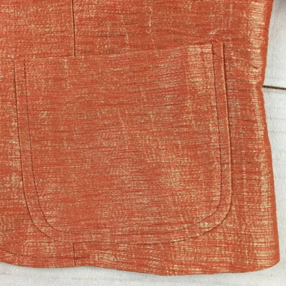 Cache Linen Metallic Linen Blazer Jacket - image 5